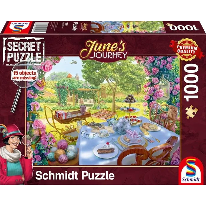 Schmidt 59974 - Tea in the garden - 1000 db-os Secret puzzle
