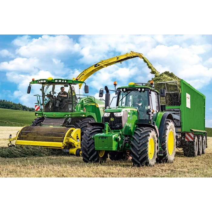 Schmidt 56315- Traktor 6195M, John Deere - 100 db-os puzzle