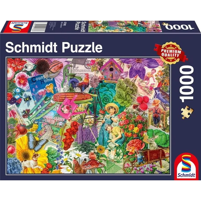 Schmidt 57383 - Happy gardening - 1000 db-os puzzle