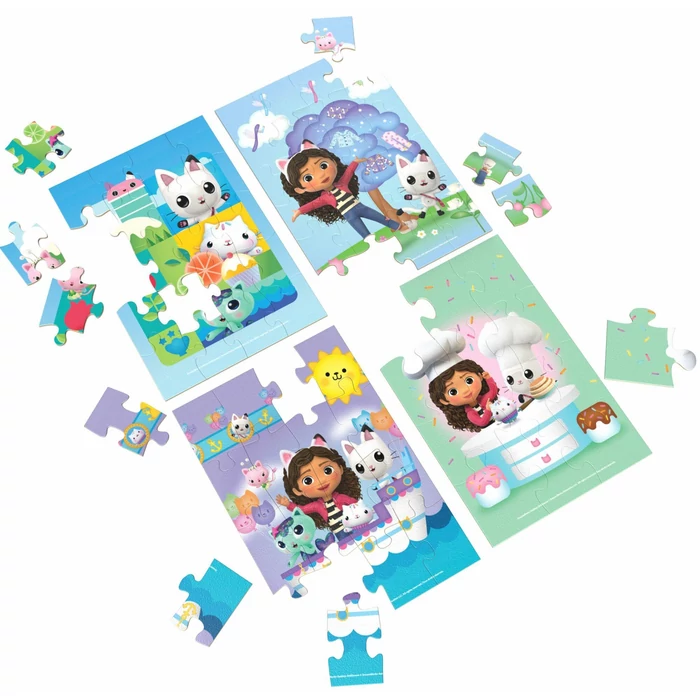 Spin Master - Gabi babaháza - 4  az 1-ben wood puzzle (6067990)