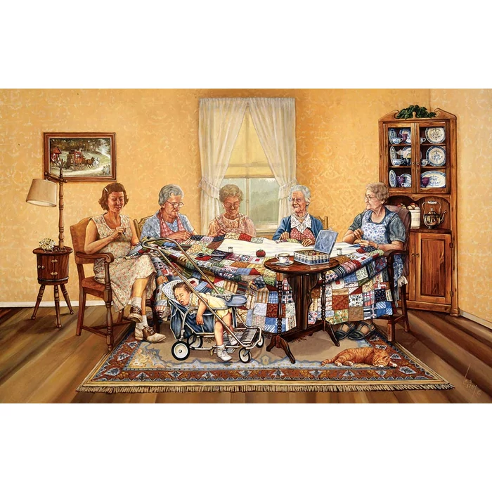 SunsOut 25202 - The Gossip Party - 1000 db-os puzzle