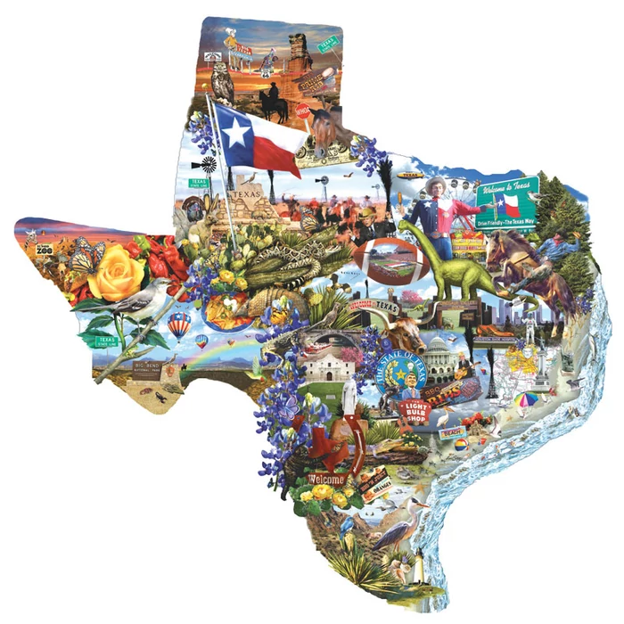 SunsOut 95373 - Welcome to Texas - Lori Schory - 1000 db-os puzzle