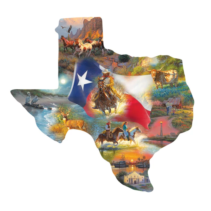 SunsOut 95030 - Images of Texas - Mark Keathley - 1000 db-os XXL puzzle