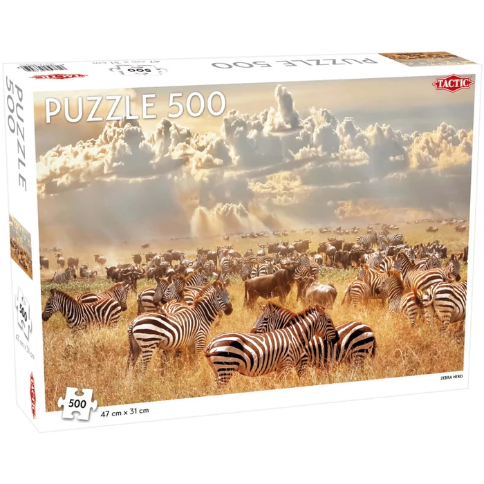 Tactic 56655 - Zebra csorda - 500 db-os puzzle