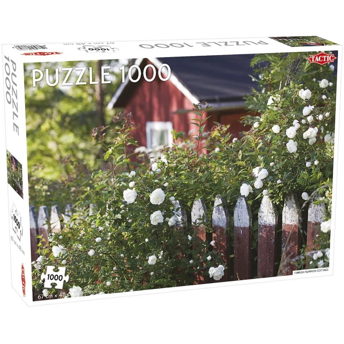 Tactic 56685 - A világ körül - Hagyományos finn házikó - 1000 db-os puzzle