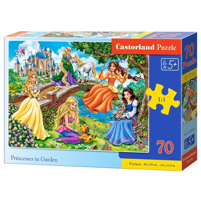 Castorland B-070022 - Hercegnők a kertben - 70 db-os puzzle