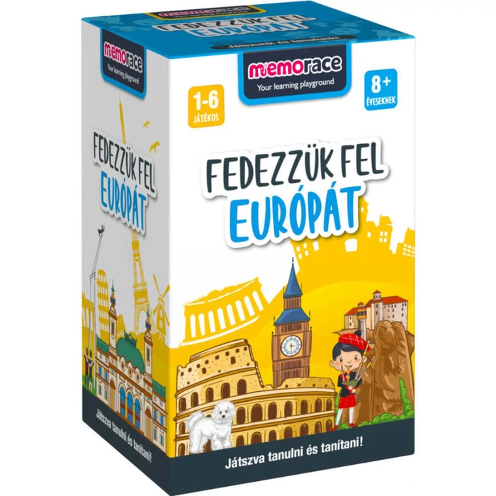 Memorace - Fedezzük fel Európát társasjáték