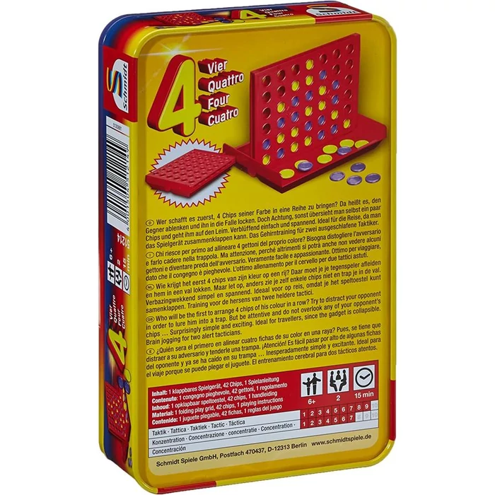 Schmidt - Amőba társasjáték fémdobozban