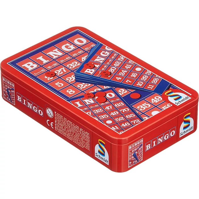 Schmidt - Bingo társasjáték fémdobozban