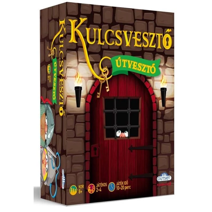 Kulcsvesztő útvesztő társasjáték