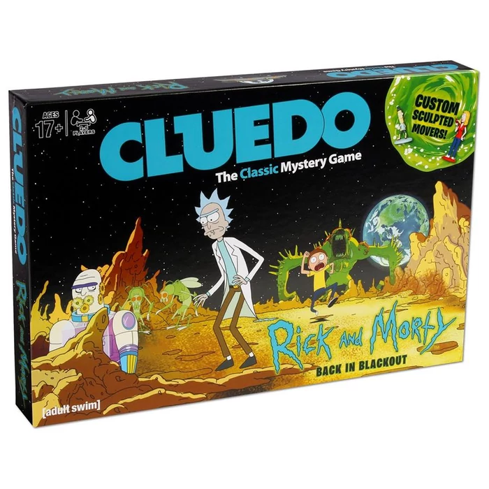 Hasbro - Cluedo Rick and Morty társasjáték 