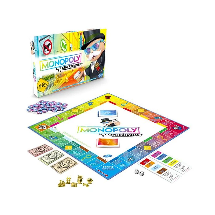 Hasbro - Monopoly az Y generációnak társasjáték 