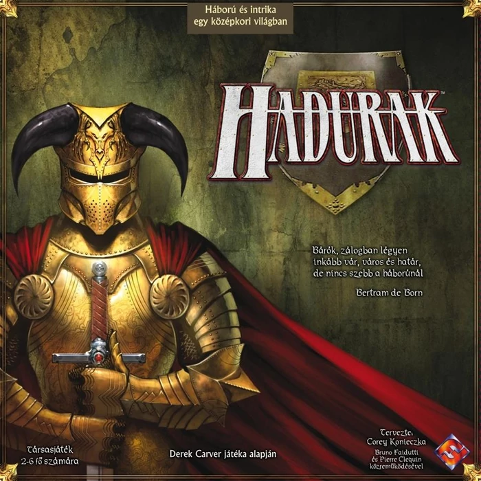 Hadurak társasjáték 