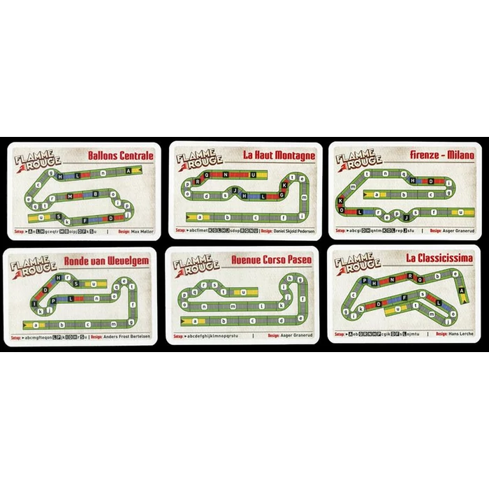 Flamme Rouge társasjáték (LAUFR)