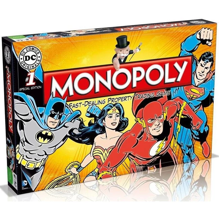 Hasbro - Monopoly DC Comics társasjáték 