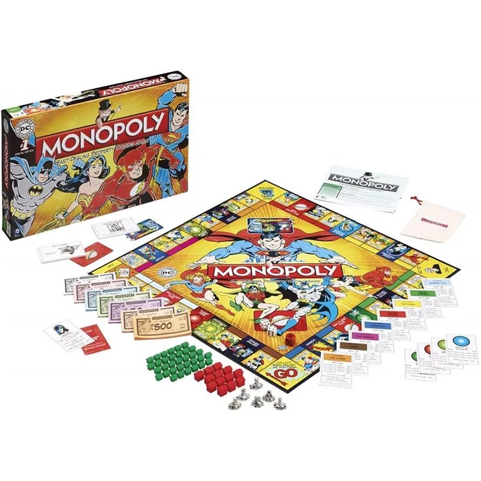 Hasbro - Monopoly DC Comics társasjáték 