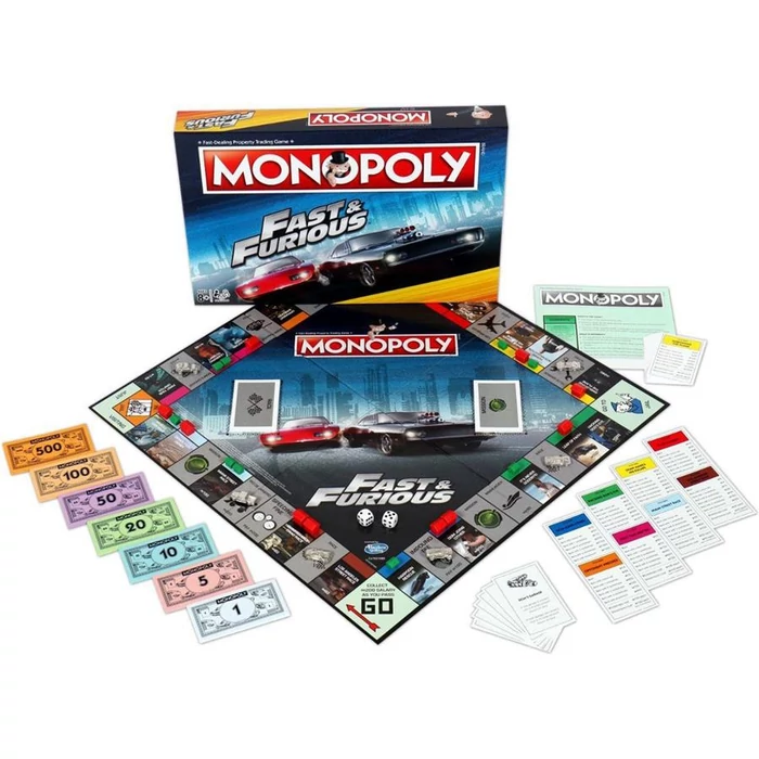 Hasbro - Monopoly Fast & Furious társasjáték 
