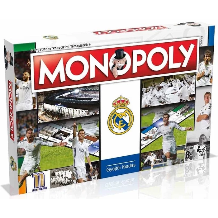 Hasbro - Monopoly Real Madrid társasjáték - Gyűjtői kiadás