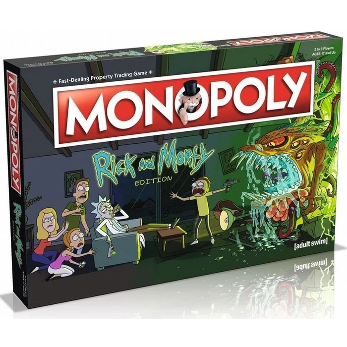 Hasbro - Monopoly Rick and Morty társasjáték 