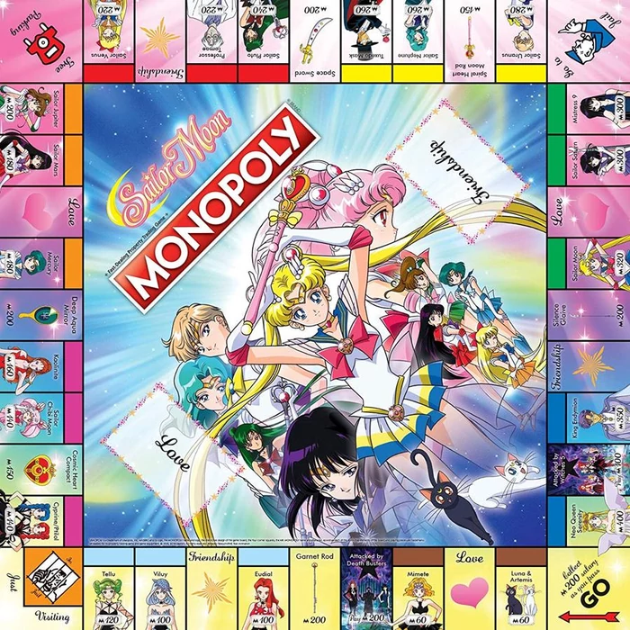 Hasbro - Monopoly Sailor Moon társasjáték 