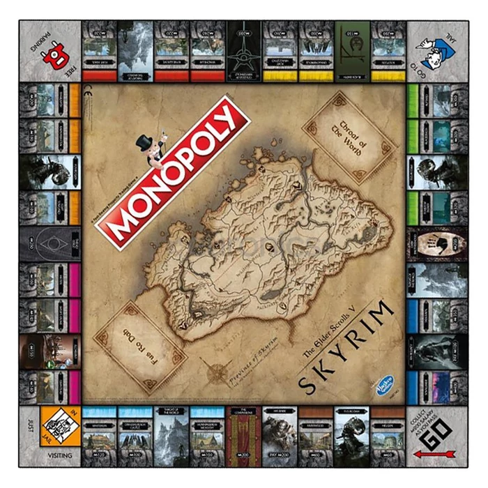 Hasbro - Monopoly Skyrim társasjáték 