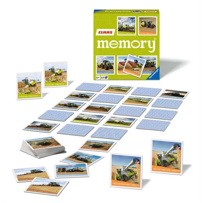 Ravensburger 20882 - Claas - Mezőgazdasági gépek memóriajáték