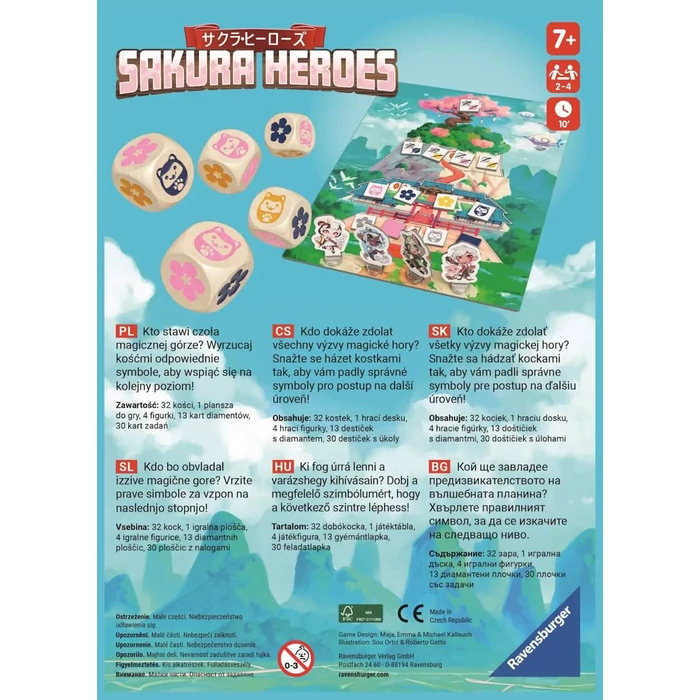 Ravensburger Sakura Heroes társasjáték