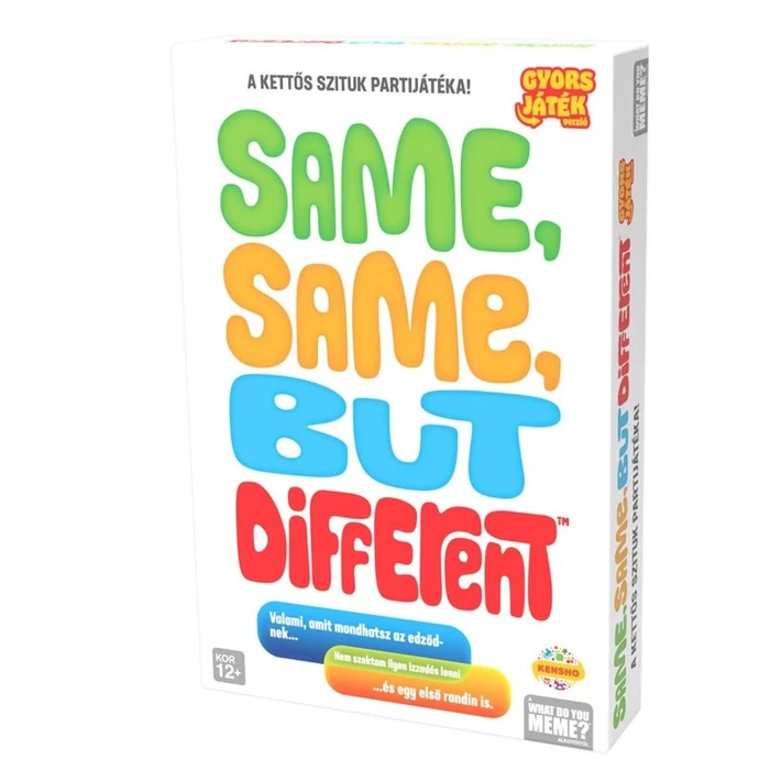 What do you meme? - Same Same but Different társasjáték (SAME63406)