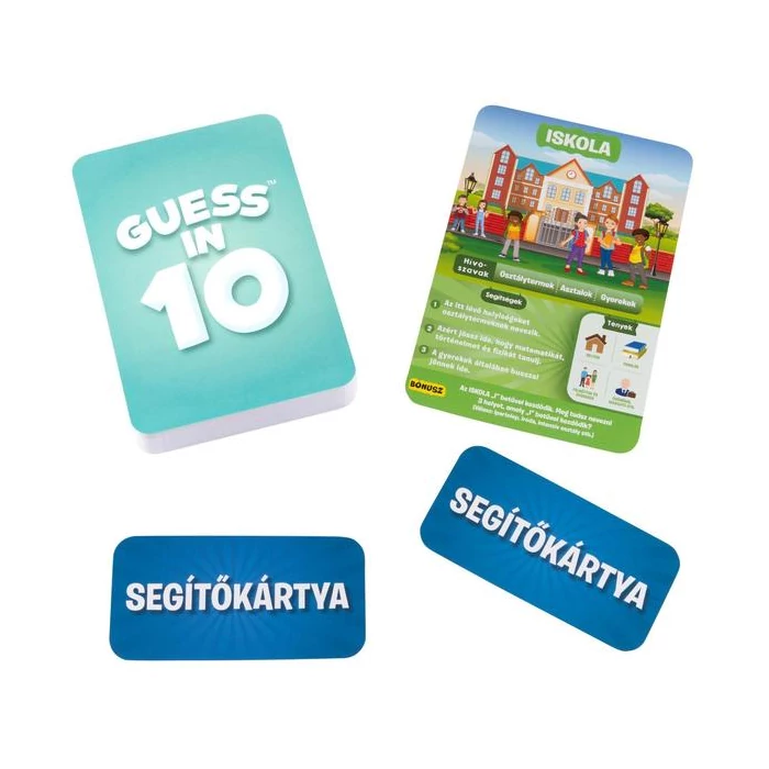 Guess in 10 - Találd ki oktató társasjáték - Kaland a városon át (6062589)