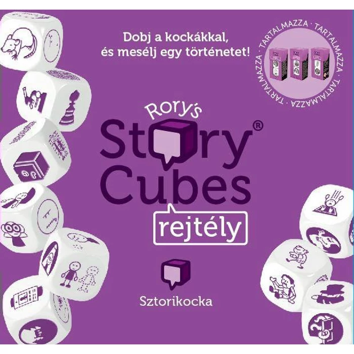 Sztorikocka Rejtély társasjáték 