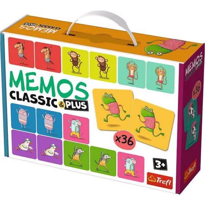 Trefl Memóriajáték - Állatok (02271)