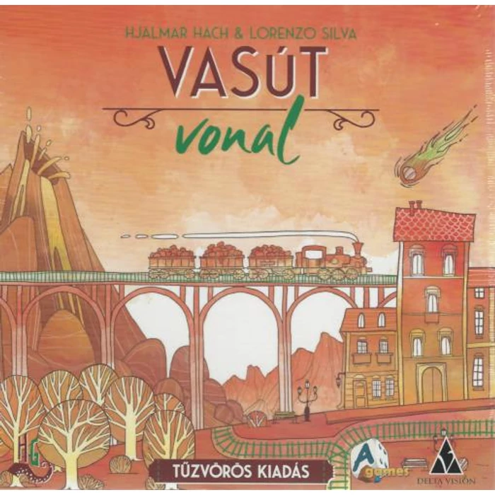Vasútvonal társasjáték - Tűzvörös kiadás