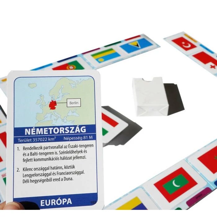 Zászlók a világ körül társasjáték