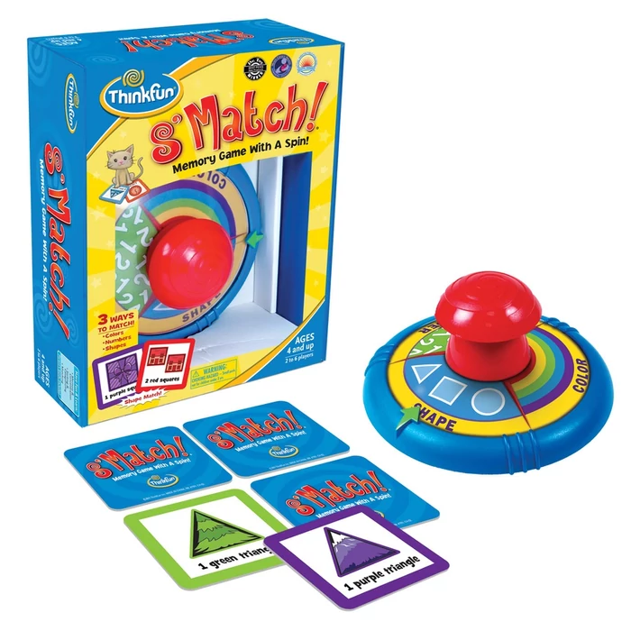 Thinkfun 7912 - S'Match memóriajáték forgatóval
