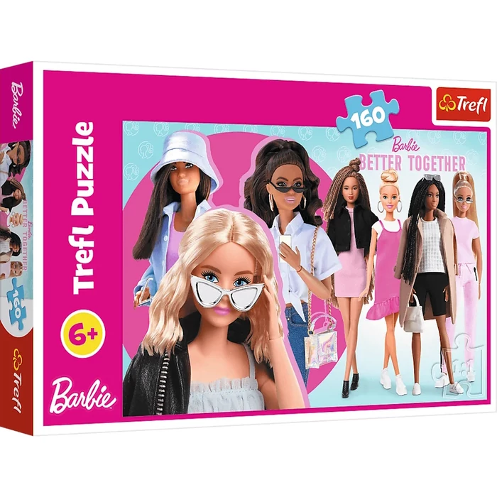 Trefl 160 db-os puzzle  - Együtt a legjobb - Barbie (15419)