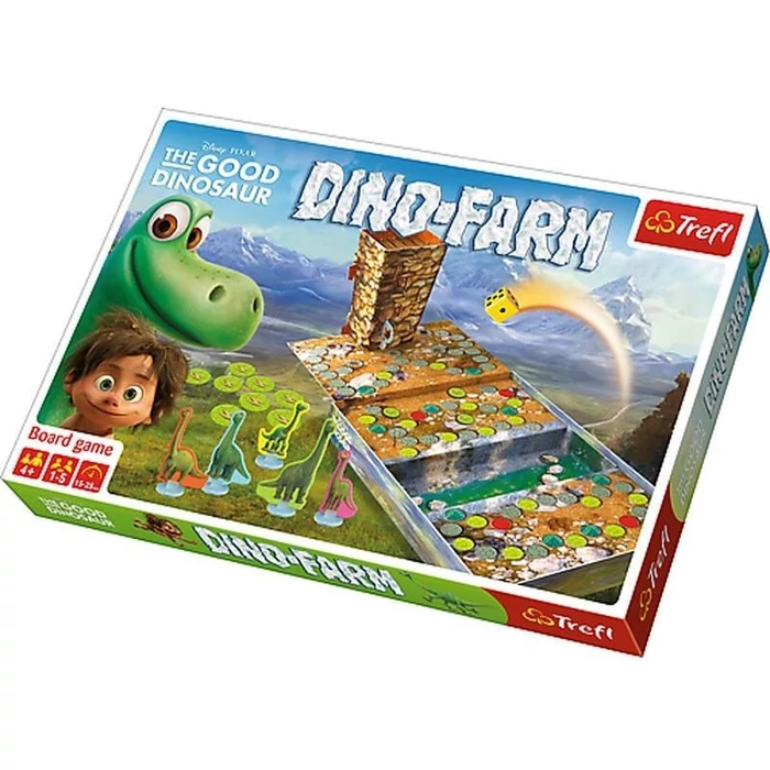 Trefl 01343 - Dínó tesó - Dínó farm társasjáték