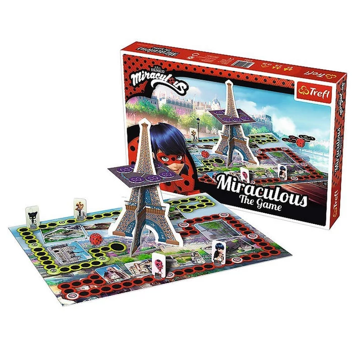 Trefl 01554 - Miraculous Katicabogár társasjáték