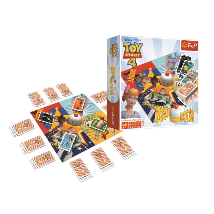 Trefl 01734 - Toy Story 4 - Verdák 3 társasjáték