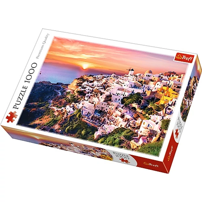 Trefl 10435 - Santorini naplemente - 1000 db-os puzzle
