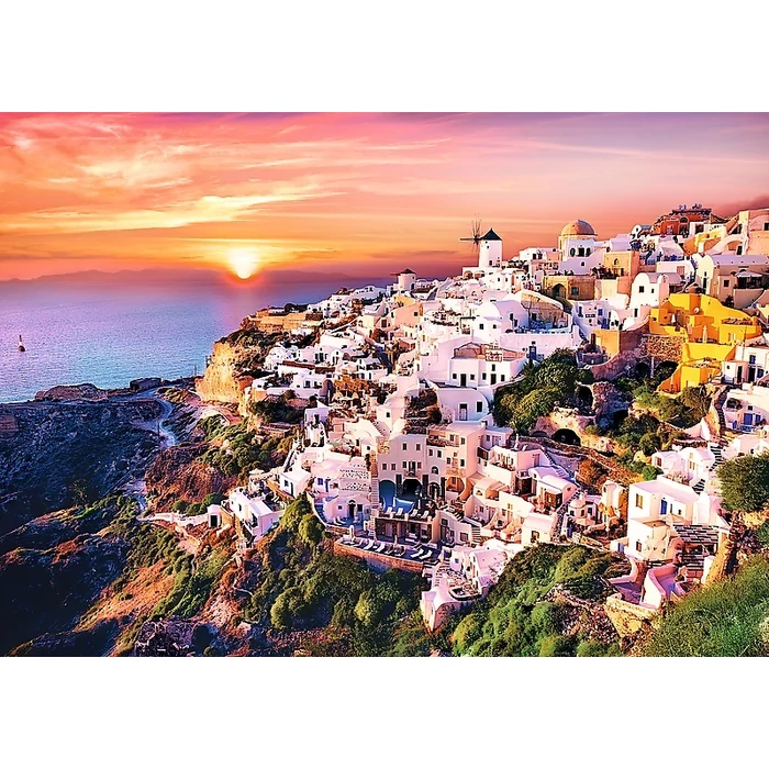 Trefl 10435 - Santorini naplemente - 1000 db-os puzzle