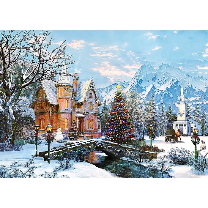Trefl 10439 - Téli tájkép, Dominic Davison - 1000 db-os puzzle