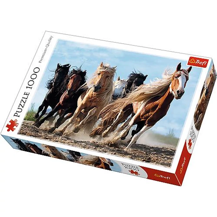 Trefl 10446 - Galoppozó lovak - 1000 db-os puzzle