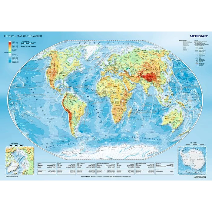 Trefl 10463 - Világtérkép - 1000 db-os puzzle