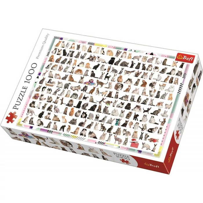 Trefl 10498 - 208 macska - 1000 db-os puzzle