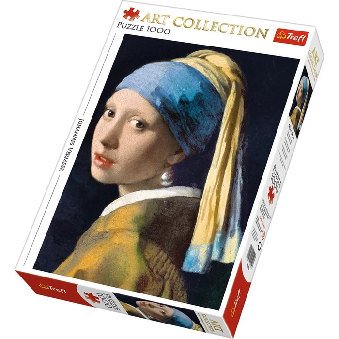 Trefl 10522 - Art puzzle - Verner - Leány gyöngy fülbevalóval - 1000 db-os puzzle