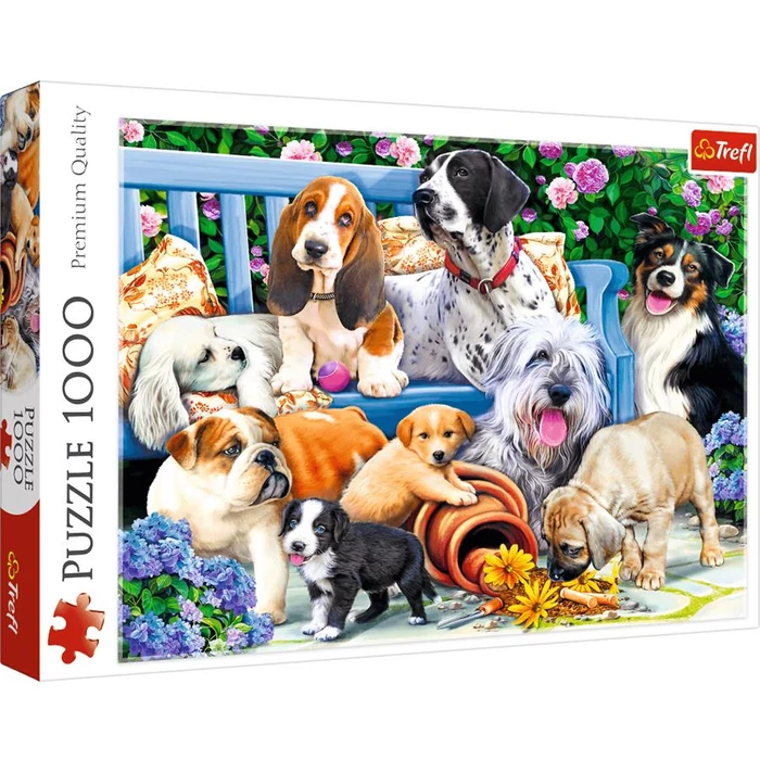 Trefl 10556 - Kutyák a parkban - 1000 db-os puzzle