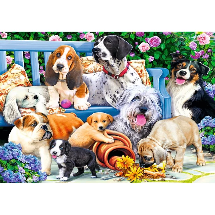 Trefl 10556 - Kutyák a parkban - 1000 db-os puzzle