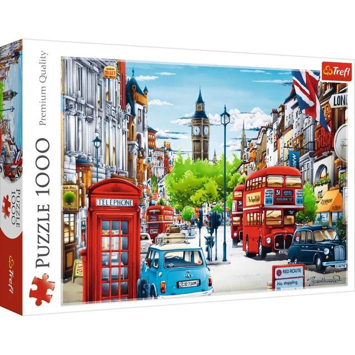 Trefl 10557 - Londoni utca - 1000 db-os puzzle