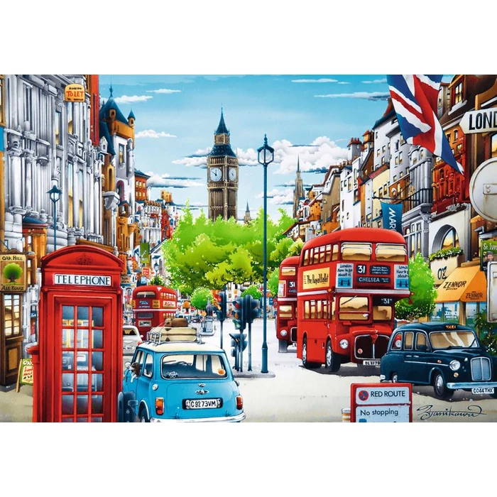 Trefl 10557 - Londoni utca - 1000 db-os puzzle