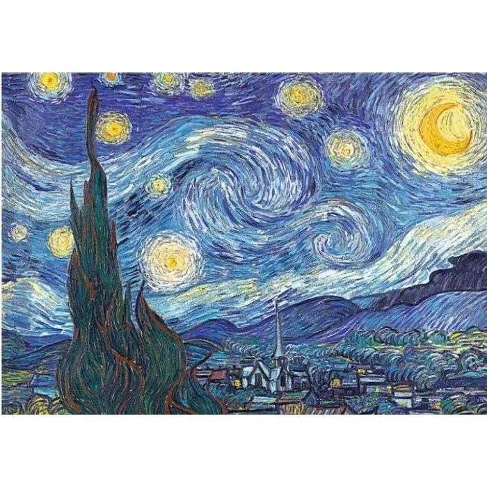 Trefl 10560 - Art puzzle - Van Gogh - Csillagos éj - 1000 db-os puzzle